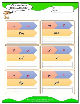 ö sesi Çalışma Sayfaları
